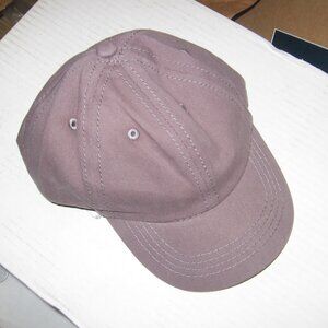Gray Ballcap 100% Cotton 48cm Adjustable to Fit Most Children Small Female